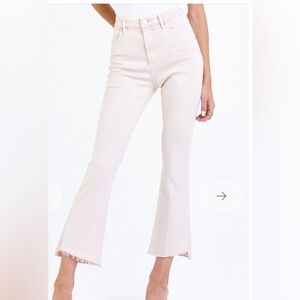Dear John Denim - Jeanne style Heavenly Pink cropped jeans